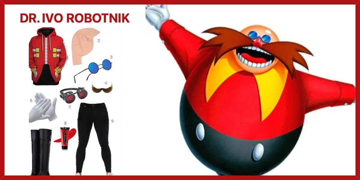 Dr. Ivo Robotnik costume guide artwork