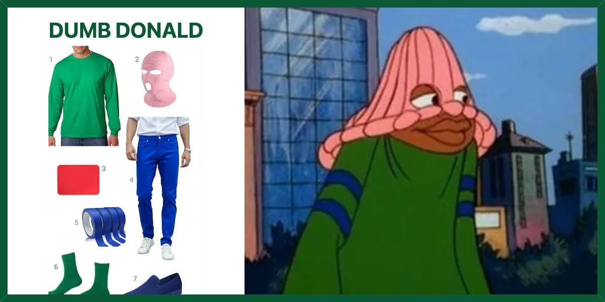 Dress Like Dumb Donald Costume Halloween and Cosplay Guides