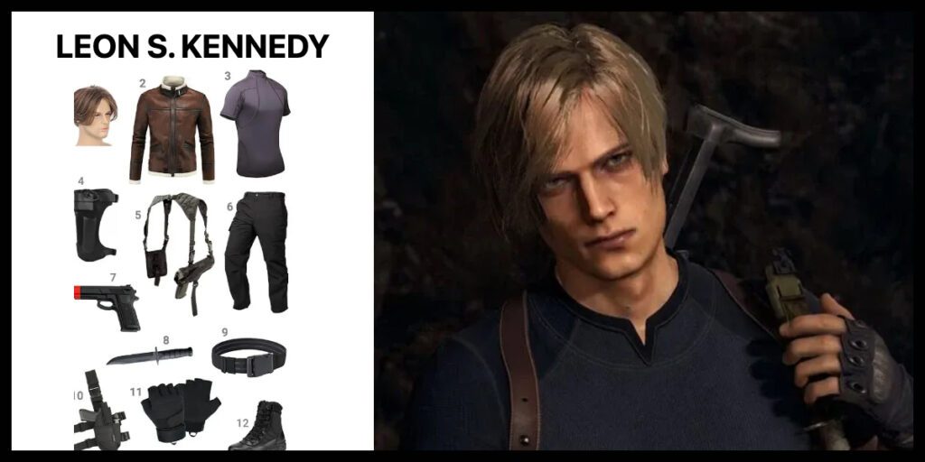 Leon S. Kennedy costume outfit and accessories