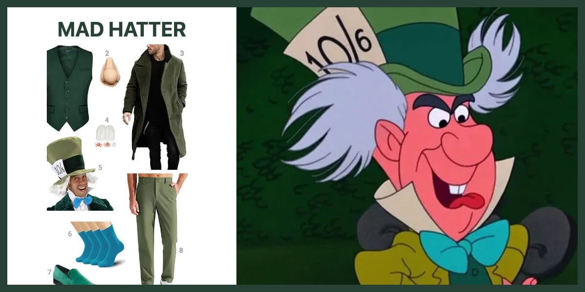 Mad Hatter costume guide artwork