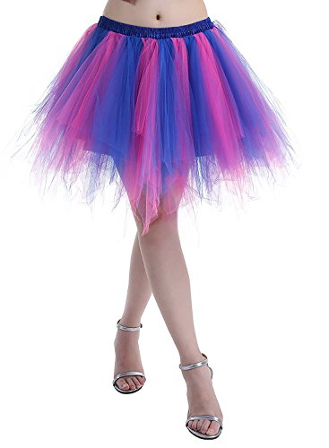 Pink-and-Blue Tulle Skirt