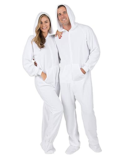 Plain White Fleece Onesie