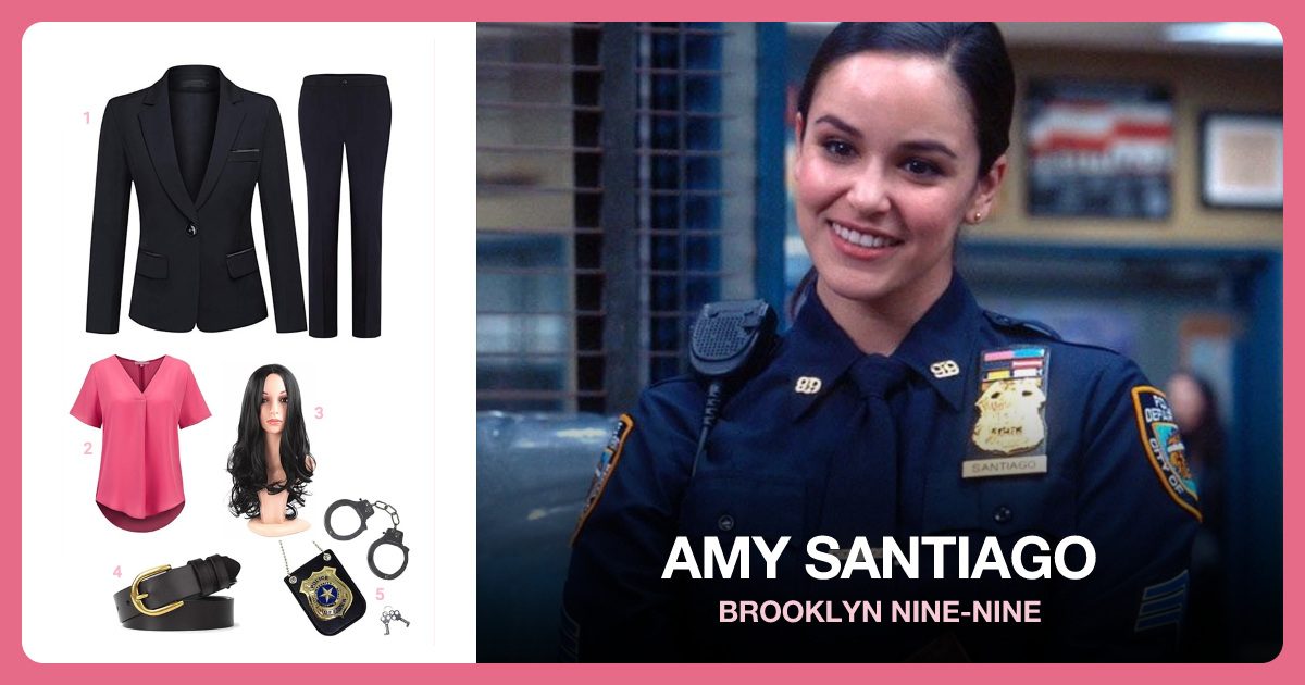 Dress Like Amy Santiago from Brooklyn Nine-Nine costume kit