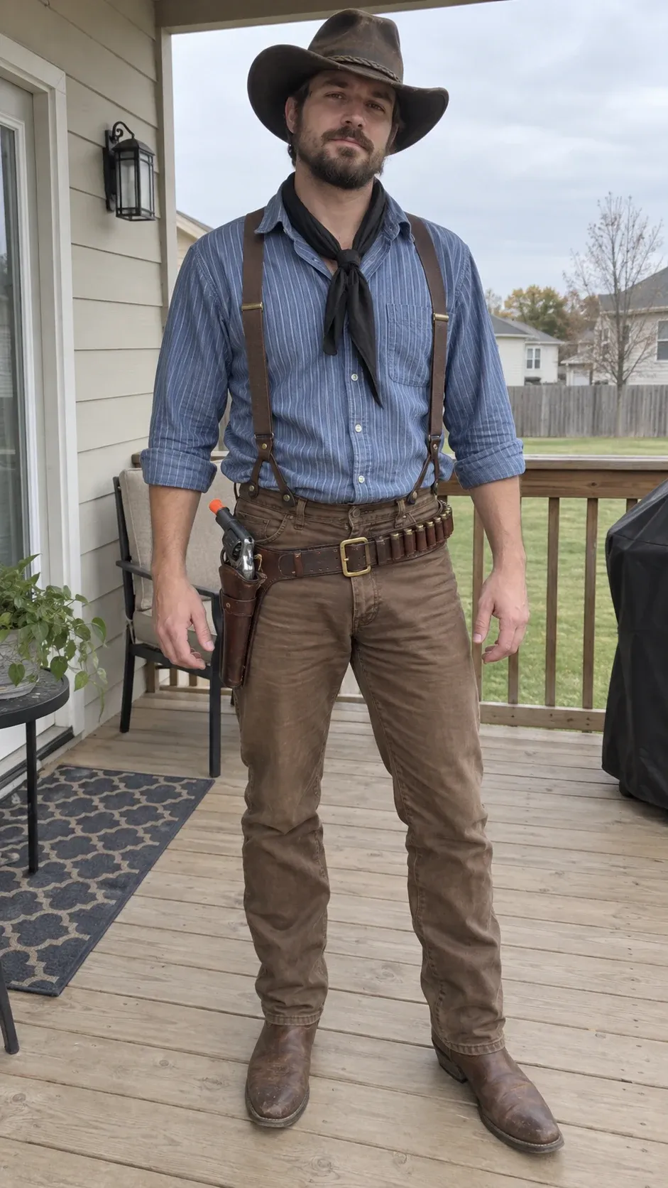 Generated Arthur Morgan costume example showing the full kit