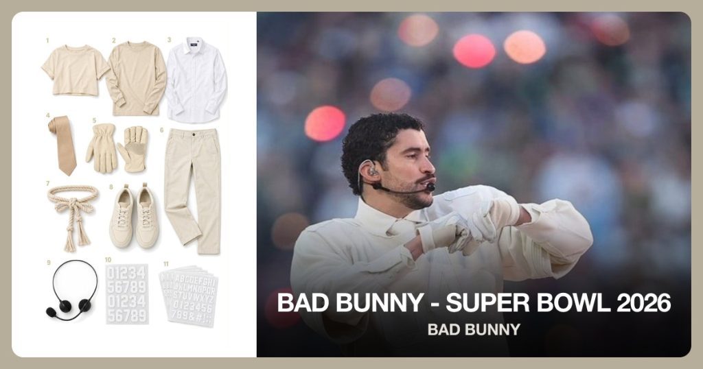 Bad Bunny costume clothing and accessories