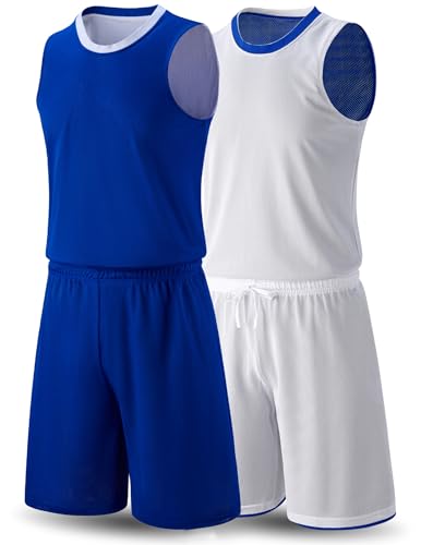 Blue-and-White Reversible Uniform Set