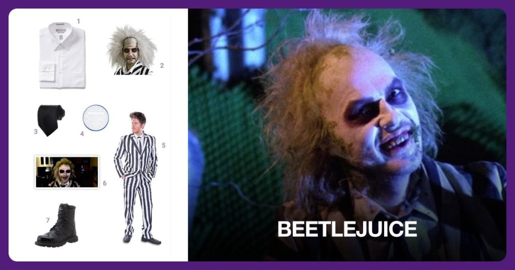 Beetlejuice costume clothing and accessories