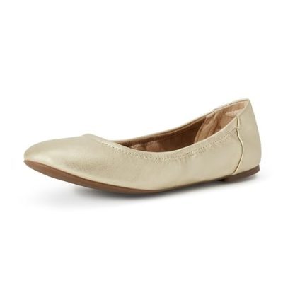 Gold Ballet Flats