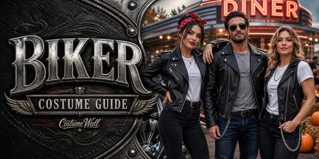Black Moto Jacket, Faux Leather Moto Jacket, Black Faux Leather Biker Vest and White Crewneck T-Shirt beside Biker