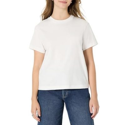 Amazon Essentials White Crewneck T-Shirt
