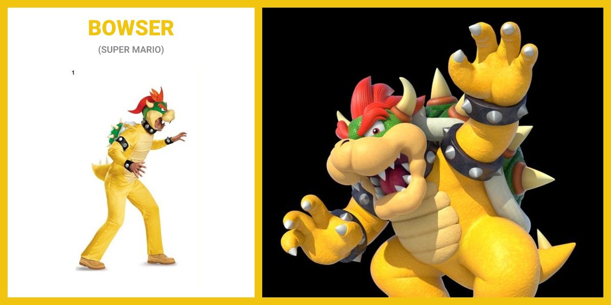 Bowser costume guide artwork