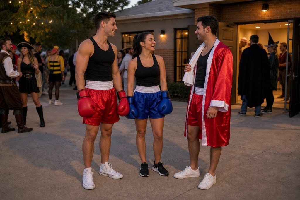 Boxer costume group