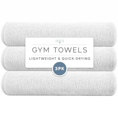 White Gym Towels (3-Pack)
