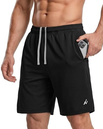 Men’s Black Athletic Shorts