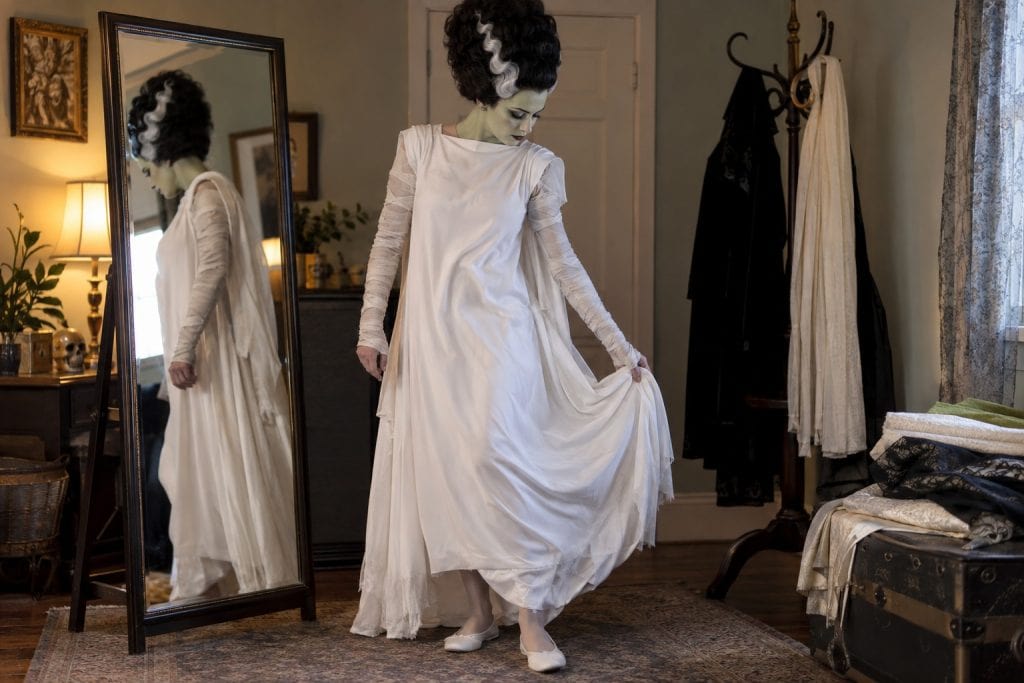 Bride of Frankenstein costume portrait