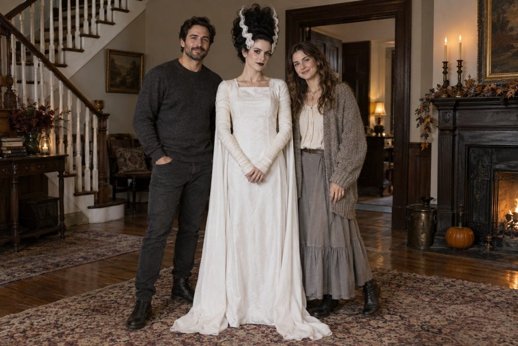 Bride of Frankenstein costume group