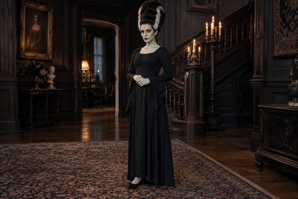 Dark Contrast Bride bride_of_frankenstein outfit