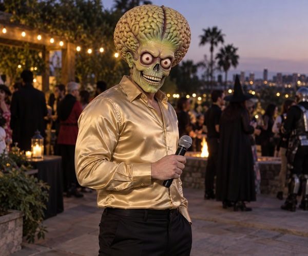 Bruno Mars Attacks Costume