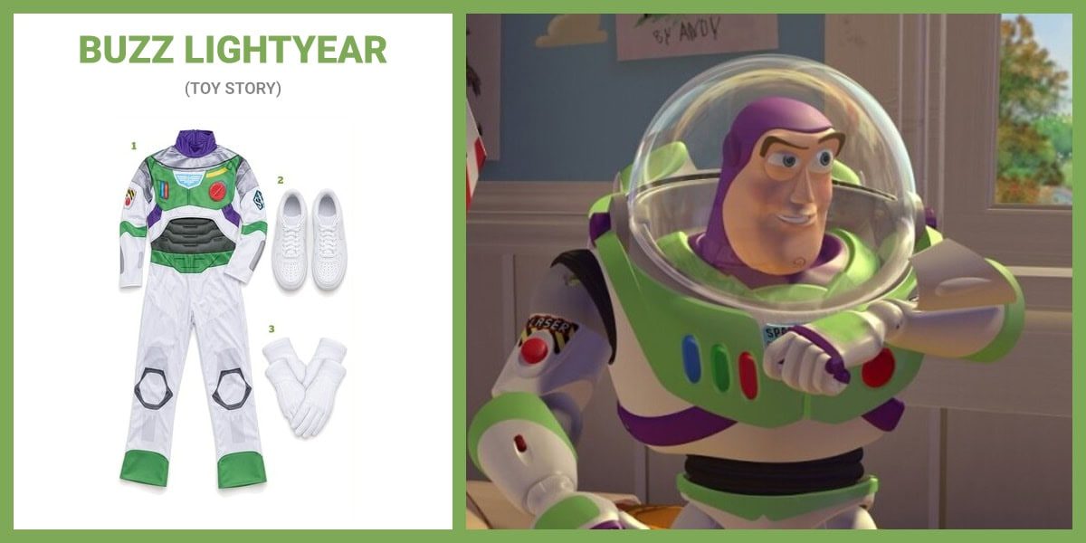 Buzz Lightyear costume guide artwork