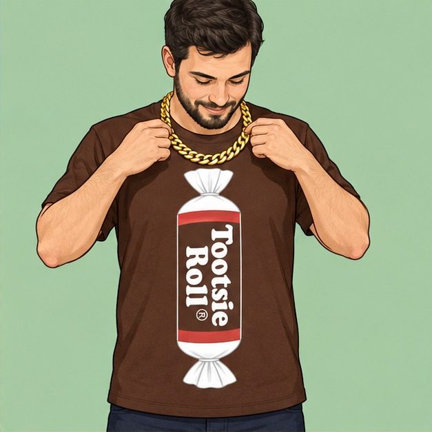 Candy Rapper illustrated costume step 2