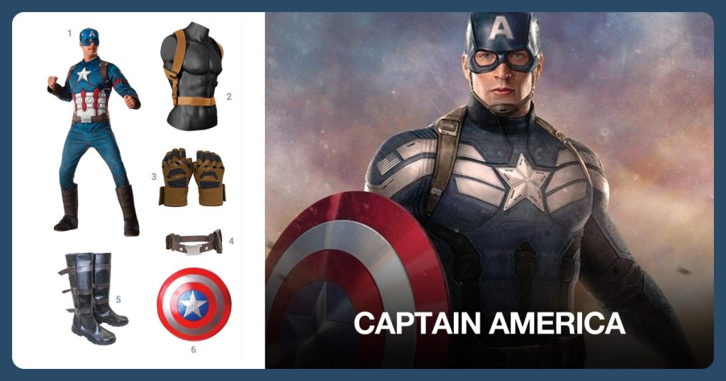 Captain America Costume Guide outfit and accessories
