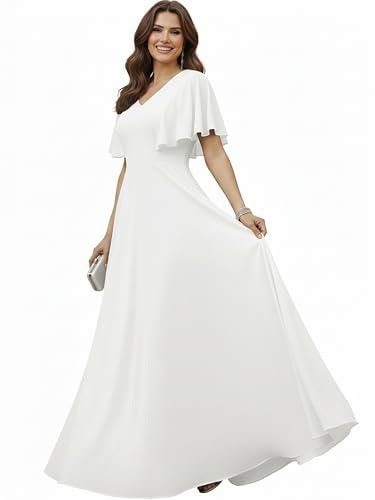 Ivory Formal Maxi Dress