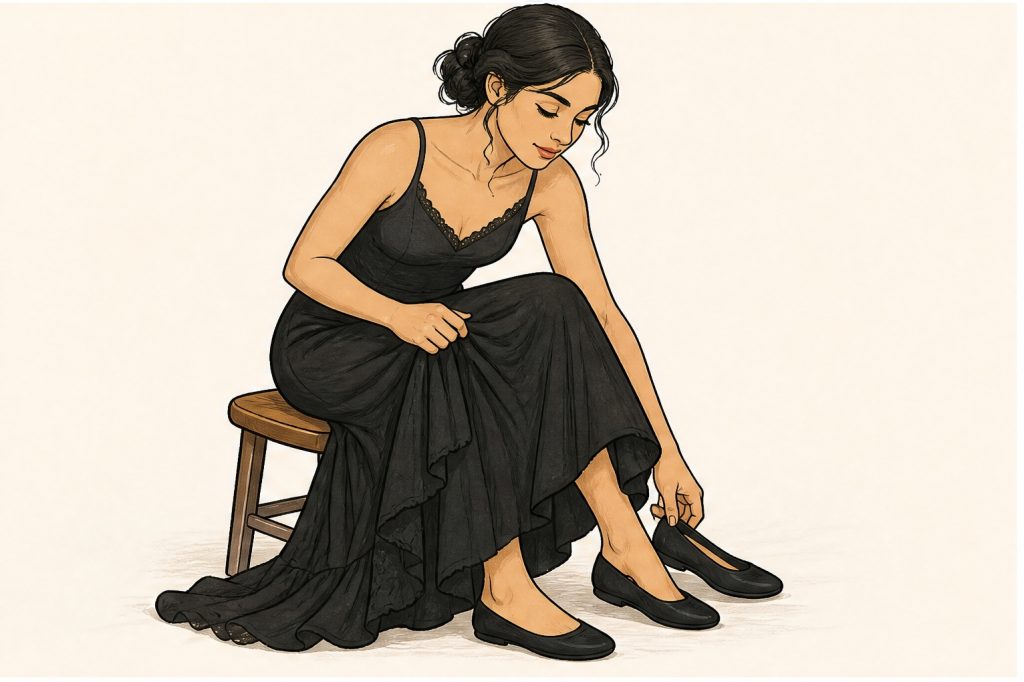 Dress in the black base