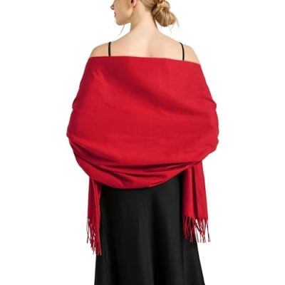 Red Pashmina Shawl