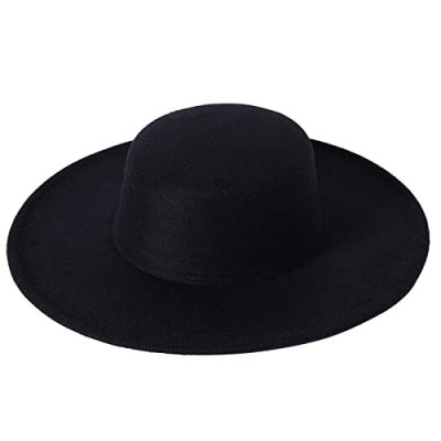 Black Wide-Brim Fedora