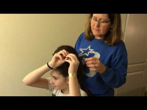 Attaching cheer hair from high ponytail to bow — Amy Buttiglieri