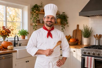 Chef costume portrait