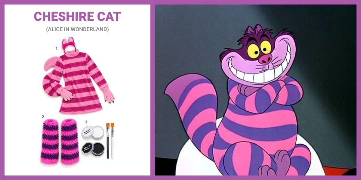 Cheshire Cat costume guide artwork