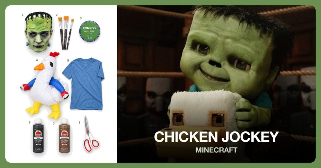 Chicken Jockey costume clothing and accessories