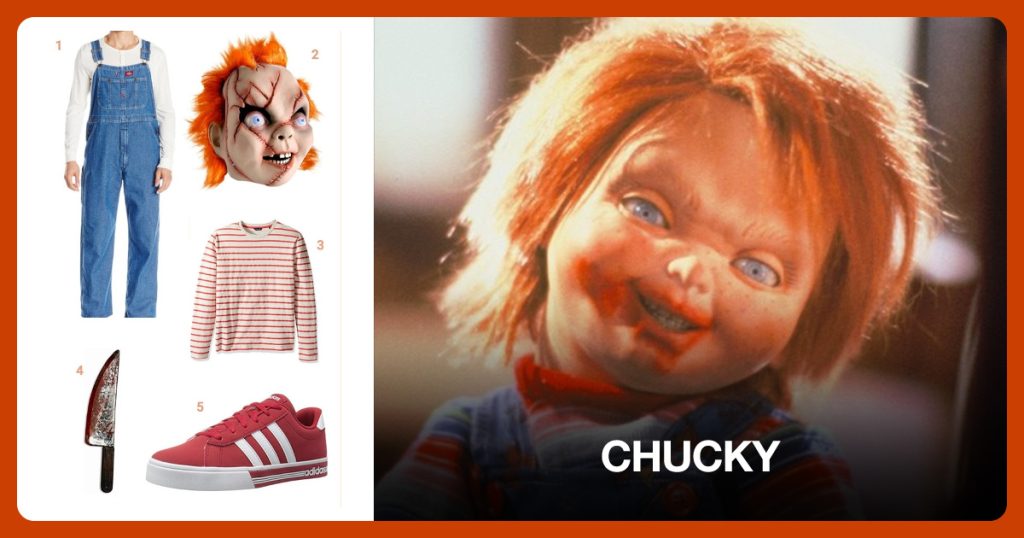 Chucky costume clothing and accessories