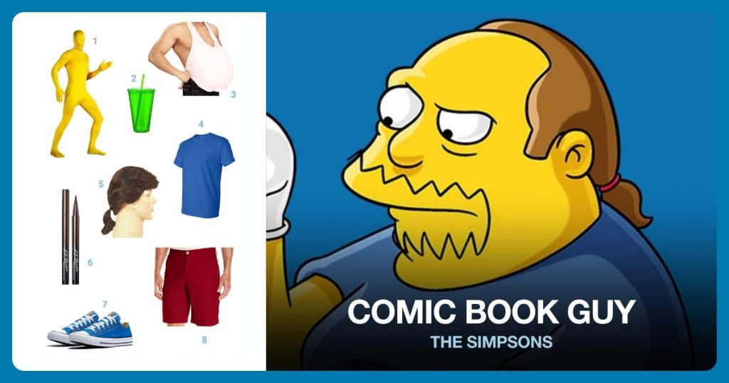 Supersuit Costume, Cold Drink Tumbler, Men’s Unisex Belly and Short Sleeve T-Shirt beside Comic Book Guy