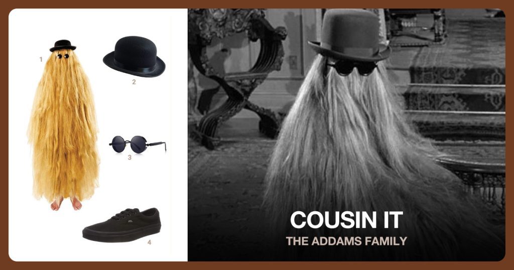 Cousin It Costume