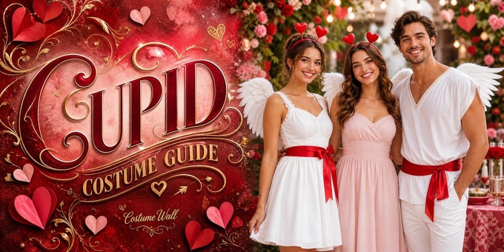 White Fit Flare Dress, Blush Midi Dress, White Renaissance Costume Shirt and White Cotton Linen Pants beside Cupid