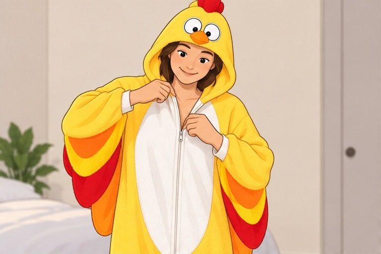 Early Bird costume instructional step 1