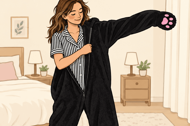 Cat’s Pajamas costume tutorial illustration step 2