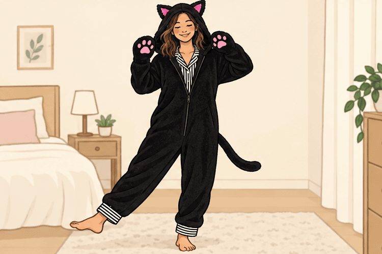 Cat’s Pajamas costume tutorial illustration step 4