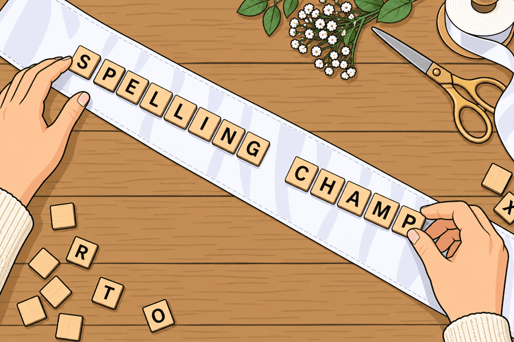 Spelling Bee costume instruction 1