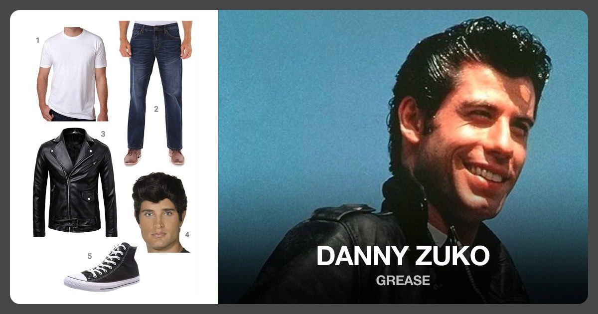 Dress Like Danny Zuko costume kit