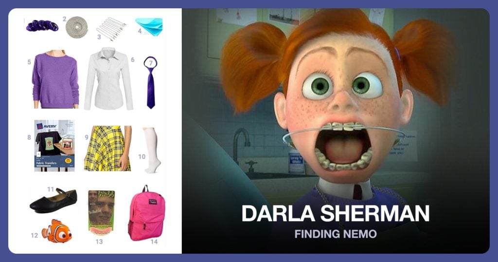 Purple Hair Ties, Pliable Aluminum Wire, Dental Bib Clips and Dental Bibs beside Darla Sherman