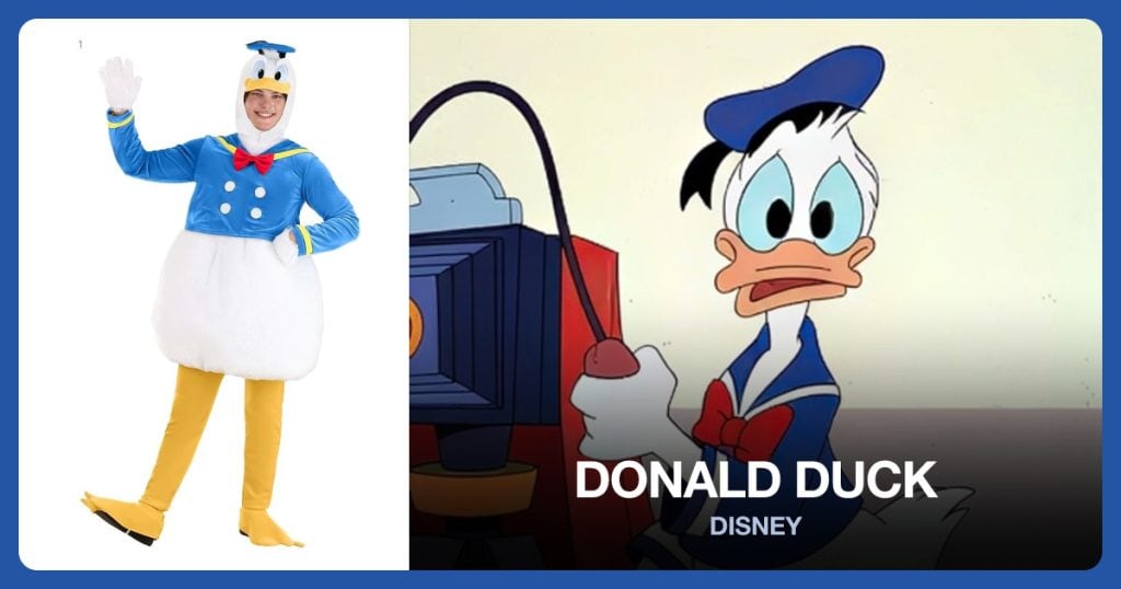 Donald Duck Costume Guide outfit and accessories