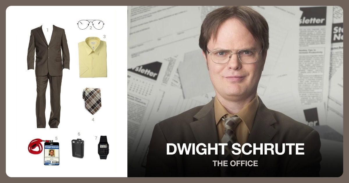 Dwight Schrute costume outfit and accessories