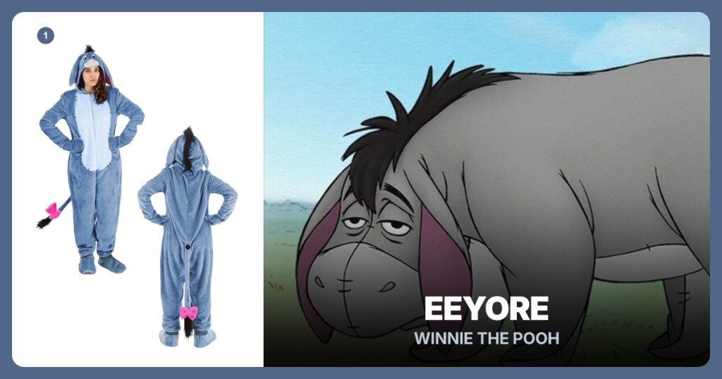Eeyore Costume Guide outfit and accessories