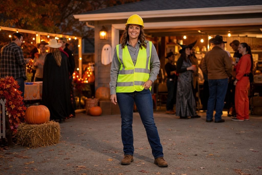 Reflective Vest Work-Site Look costume outfit