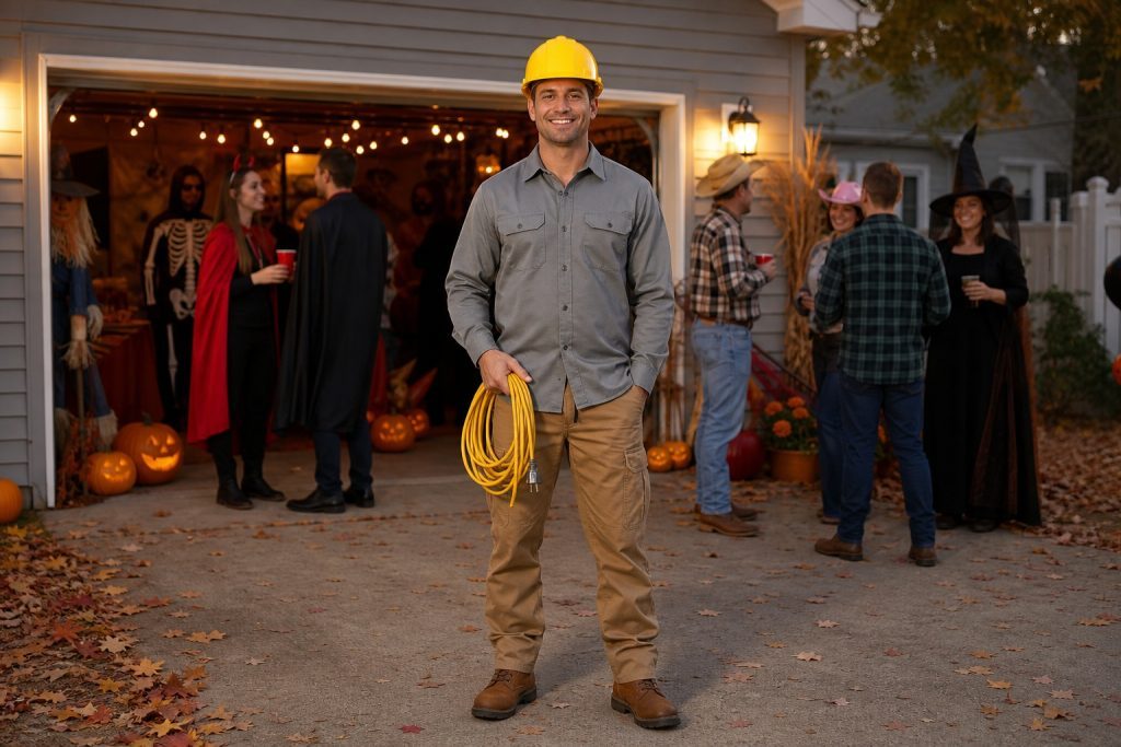 Coiled Cord Prop Look costume outfit