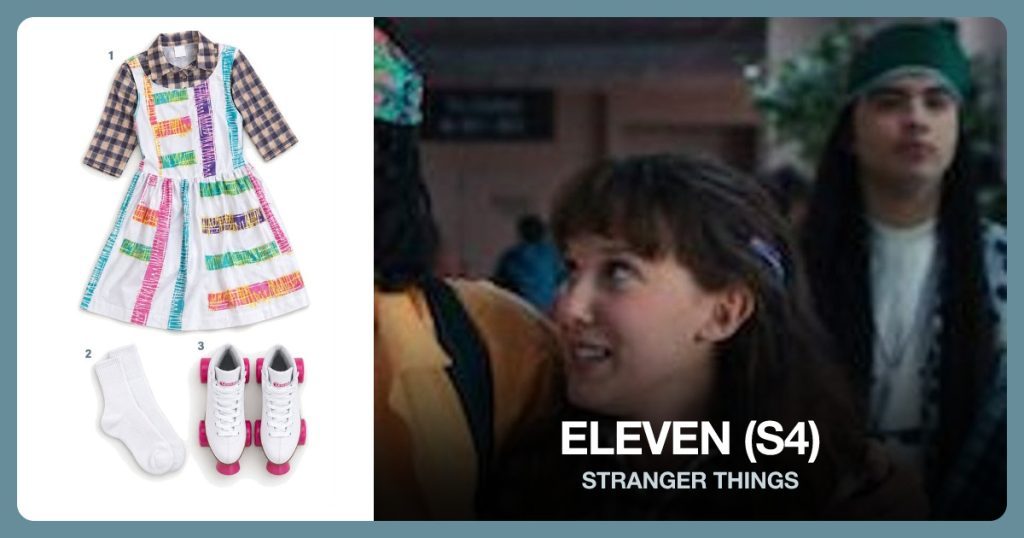 Costume Dress, White Socks and Roller Skates beside Eleven (Season 4)