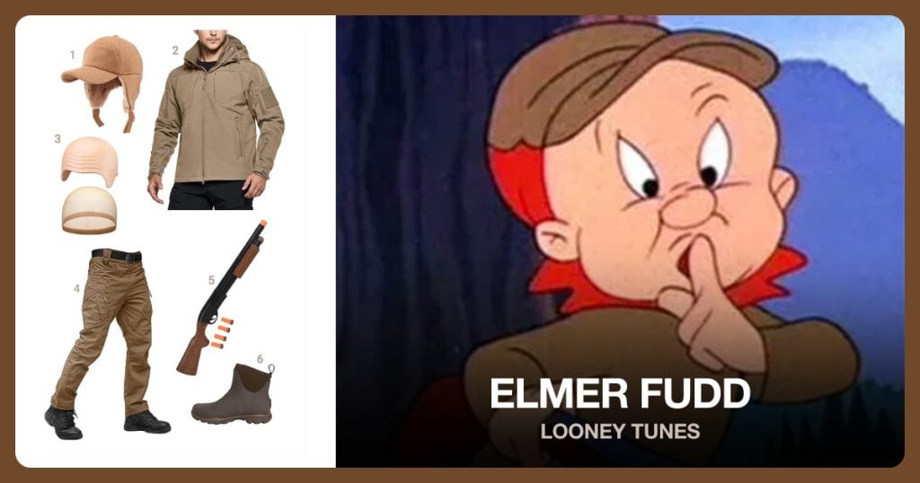 Winter Hunting Cap for Men, Men’s Fleece Lined Tactical Jacket and Men’s Fleece Lined Tactical Jacket beside Elmer Fudd